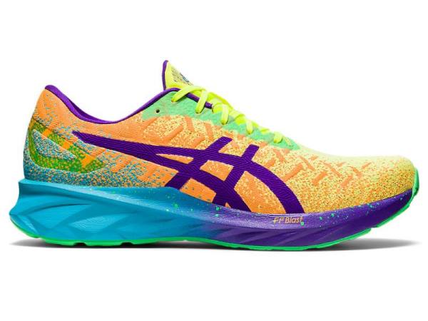 Asics Hardloopschoenen Heren, DYNABLAST Oranje/Koningsblauw - Asics België | B2673194-BF